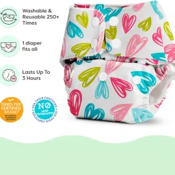 superbottoms BASIC New Trimmer Cloth Diapers for Babies | Reusable & Adjustable | 3M - 3Y image 4