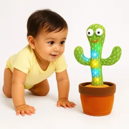 Dancing Cactus Musical Talking Toy, Repeat What You Say Funny Speaking Baby Toys-image-44