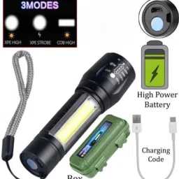 Flashlight with COB Light Mini Waterproof Portable LED XPE COB Flashlight Torch Torch-picture-10
