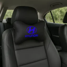 Black Polyester Car Pillow Cushion for Hyundai-15