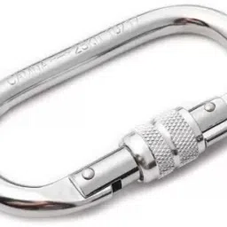 Screw 10mm for Ropes, Hiking Connecting Link Locking Carabiner (Silver) Locking Carabiner-image-32