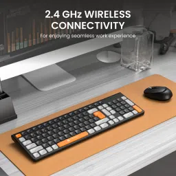 Portronics Key7 Combo Mouse Combo Set with 2.4Ghz, 1200 DPI Wireless Standard Laptop Keyboard Compatible with Desktop, Laptop, Mac Key7 Combo image 2