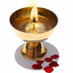 2.5-inch Akhand Jyoti Diya Oil Lamp, Pooja Diya for Mandir Brass Table Diya-image-28