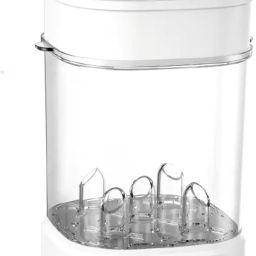 Steam Sterilizer - 1 Year warranty, Kills 99.9% germs in 8 min 5 bottle capacity - 5 Slots-image-72