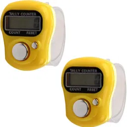 Yellow Electronic Finger|Pack of 2| Digital Tally Counter-24