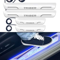 Renault Triber car door foot step led scuff sill plate Door Sill Plate-image-3