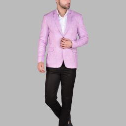 Men Self Design Single Breasted Casual Blazer-image-50