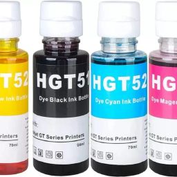 tequo Ink For GT51/52 Pack Of 4 Use In 310, 315, 319, 410, 415, 419, GT5810, GT5821 Black + Tri Color Combo Pack Ink Bottle-picture-17