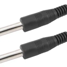 3040A-Black Straight TS Patch Cable-17