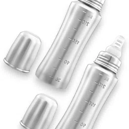 Feeding Spoon Milk Feeding, Water Feeding 240 ml Easy to Hold for Kids Babies- Food Grade Plastic, Silicone-20