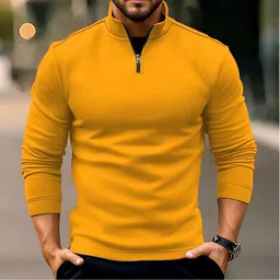lecowar Men Full Sleeve Solid Sweatshirt-picture-10