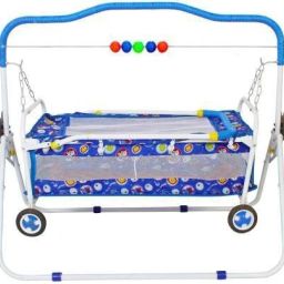 Premium Best Quality Baby BED Cradle J2 With Mosquito Net| Best in Segment BABY BED SWING-11
