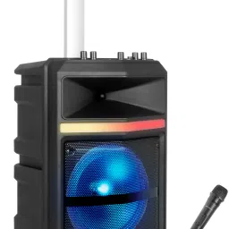 ZEBRONICS ZEB-Thump 100 is a portable trolley DJ speaker with Wireless Mic. 28 W Bluetooth Party Speaker-image-76