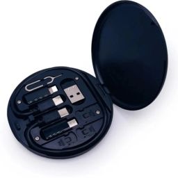 RGMS DataCableSet with 60W Fast Charging Multi Function Portable USB Card Storage Set Earphone Cable Organizer-image-49