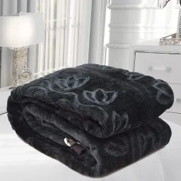 Floral Single Mink Blanket for Heavy Winter-picture-19