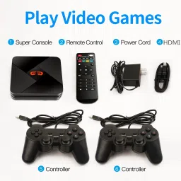Clubics G5 Gaming Set For Smart Hd Tv With 2 Remote & 50000 Games - Black Limited Edition-39