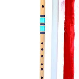C Sharp Flute Solid PVC Tube 18.5 Inches with Free Velvet Cover Bag Bamboo Flute Bamboo Flute-image-41
