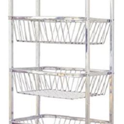 Steel Kitchen Trolley-19