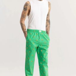 Snitch Beer Print Green Pyjama Men Pyjama-image-77