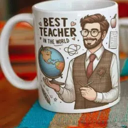 manorath best teacher in the worlds Perfect Gift for Birthdays, Anniversaries & Special O Ceramic Coffee Mug-picture-35