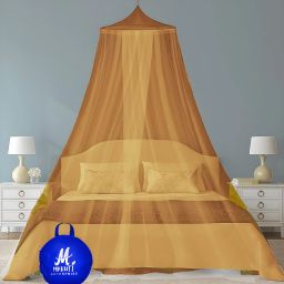 Polyester Adults Washable Double Bed and king size bed(round) Mosquito Net-image-2