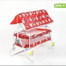 Baby Cradle Mosquito Net Jhula Palna Stroller Infant & Toddler Beds Bassinet-22