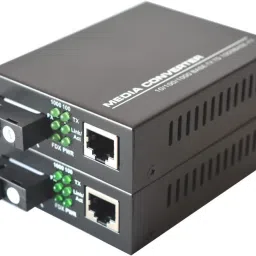 Etzin Ethernet Fiber Media Converter SC Pair of 1000M Bi-Directional Fiber up to 20Km 2 Ports 1000 Mbps Network Switch-89