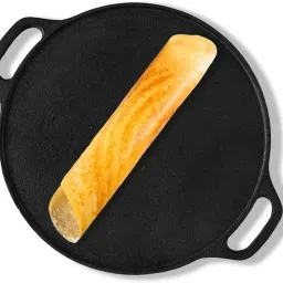 Dosa Tawa 12 Inch Pre-Seasoned Cast Iron Skillet 100% Toxin-free Tawa 30 cm diameter-16