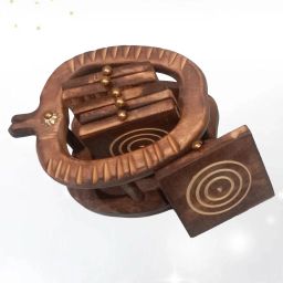 Party Use Artistic Wooden Set Coasters Serving Set-image-76