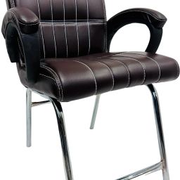 Durable Visitor Chair Stylish & Ergonomic Design with Comfortable Upholstery Leatherette Office Arm Chair-image-21