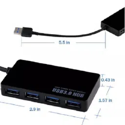 TERABYTE USB hub 3.0 Super Speed 4 Port Compatible for PC, Pendrive, Mouse, Keyboards 5Gbps High Power 3.0 USB Hub image 4