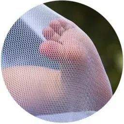 roxan Polyester Kids Washable Blue Mosquito Net Double Bed Nets for Double Mosquito Net image 2