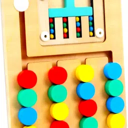 toytopia Wooden Color Sorting & Counting Puzzle image 1