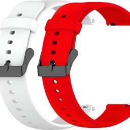 TRENDINGVIEW Premium 20mm Combo Watch Strap with Durable Buckle for Men & Women 20 mm Silicone Watch Strap-image-66