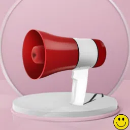 Handheld Megaphone with Siren, Microphone & Rechargeable for Outdoor EventsA499 Megaphone Portable Megaphone Siren Loudspeaker Function &Long Battery BackupQ499 Outdoor PA System-36