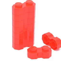 Big Sized Blocks Set - A RED Building and Construction Toy (Pack of 9)-17