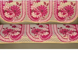 Cotton Abstract 3+1+1 Seater Sofa Cover-image-35