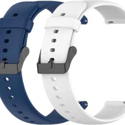 TECHWIND 22MM Classic Silicon Watch Strap (CHECK MODEL LIST) Combo Pack of 2 Watch Belt Smart Watch Strap-image-0