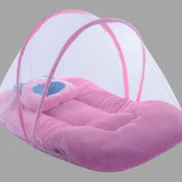 olene Nylon Infants Washable Comfortable New Born Baby Bedding Set with Protective Mosquito Net and Pillow Mosquito Net image 2