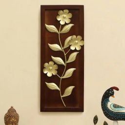 vedas Oliver Leaf Wall Decor on Wooden Frame-picture-41