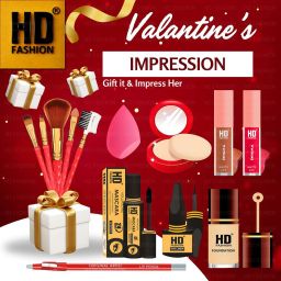 Valentine’s Special Makeup Kit Gift Set Lipstick, Foundation, Brushes & More 74-image-62