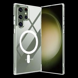 GRIPP Hard Silicon Back Case for Samsung Galaxy S23 Ultra (Magsafe, Clear)-image-4