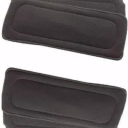 Pack of 6 Wetfree Reusable Washable Cotton Diaper Nappy Inserts for Baby Cloth Diapers, 5 Layer Bamboo Charcoal Inserts Liners Natures Cloth Diaper Liner - M (6 Pieces ()-10