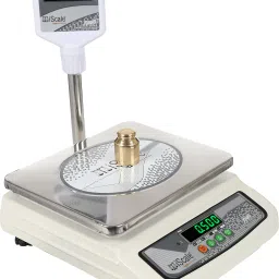 iScale i-05 Weighting Capacity 30kg x 1g Accuracy, Premium Electronic Chargeable Weighing Scale with Pole Green Display, Stainless Steel Pan, 10x12" for Kirana Shop and all other stores and Industries Weighing Scale-image-35
