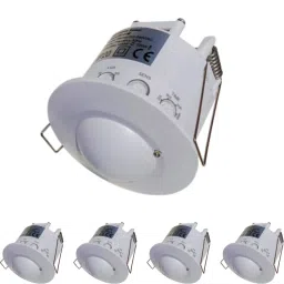 Geld Tech Microwave Motion Sensor False Ceiling | detects humans | Pack of 5 Wired Sensor Security System-12