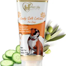 Pure Organic Body Lotion For Dog |Effective To Skin Dryness/ Nourishes Skin/ Hair Shedding/ Skin Softening - Safe & Chemical/ Sulphate Free Pet Friendly Formula For All Dog Breeds Conditioning Natural Dog Shampoo-21