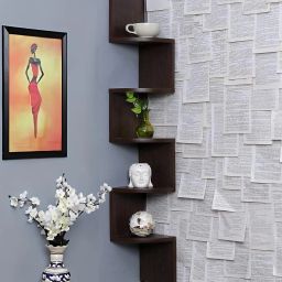 Wall Mount Wooden Wall Shelf-43
