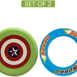 Kids Flying Disc & Ring Frisbee | Lightweight & Durable Outdoor Sport Toy Combo Plastic Sports Frisbee-image-92