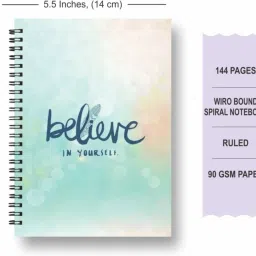 craft maniacs 2023 CUTE NOTEBOOK COLLECTION A5 Notebook RULED 160 Pages image 4
