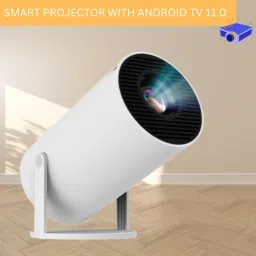 CLAIRBELL Mini HD Projector for Home 4KSupport With Built-in App Netflix/Prime/YouTubeV426 (4500 lm / 1 Speaker / Wireless / Remote Controller) Portable Projector-59